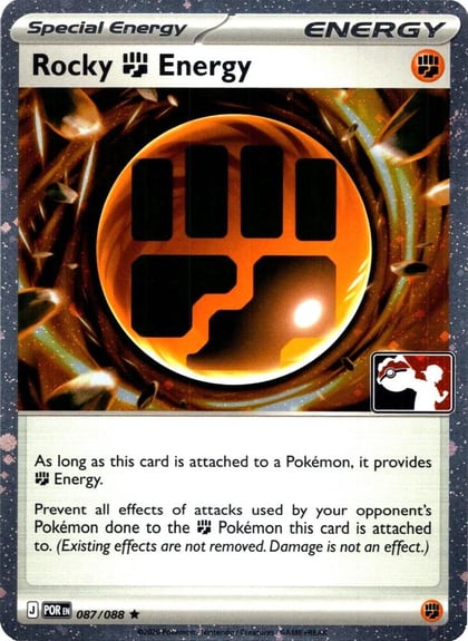 Rocky Fighting Energy - 087/088 (Cosmos Holo), Prize Pack Series Cards 087/088