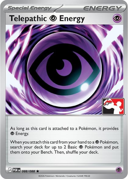 Telepathic Psychic Energy - 088/088, Prize Pack Series Cards 088/088