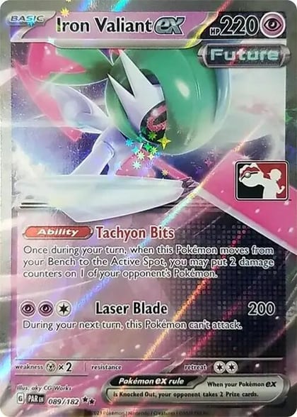 Iron Valiant ex - 089/182, Prize Pack Series Cards 089/182