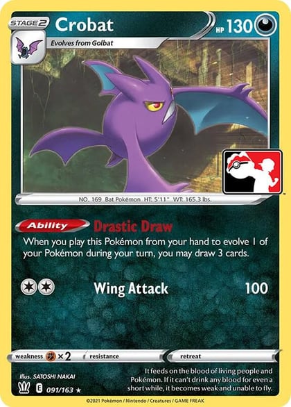 Crobat - 091/163, Prize Pack Series Cards 091/163