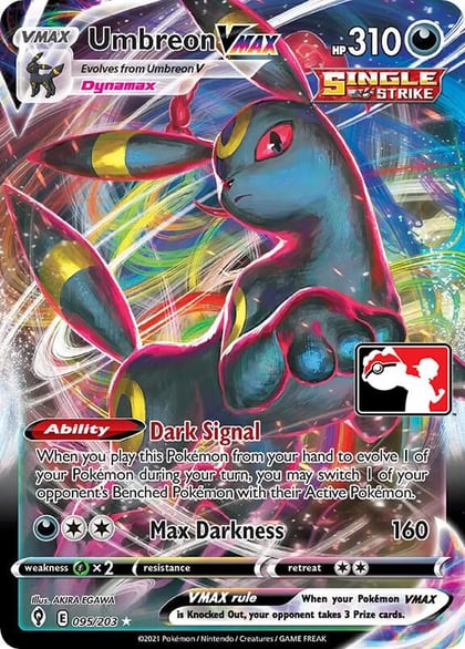 Umbreon VMAX - 095/203, Prize Pack Series Cards 095/203