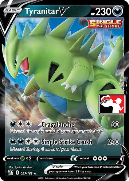 Tyranitar V - 097/163, Prize Pack Series Cards 097/163