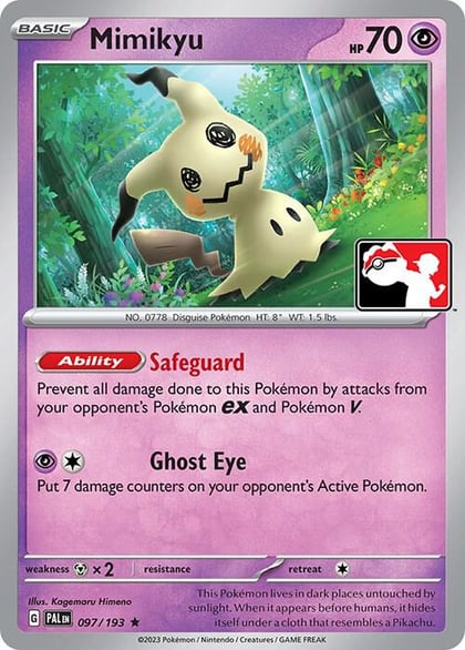 Mimikyu - 097/193, Prize Pack Series Cards 097/193