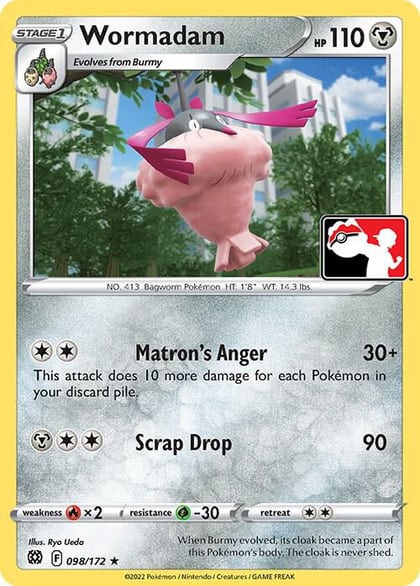 Wormadam - 098/172, Prize Pack Series Cards 098/172