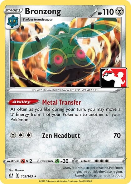 Bronzong - 102/163, Prize Pack Series Cards 102/163