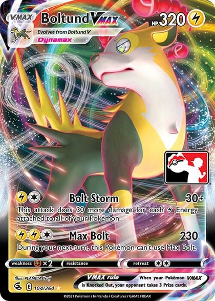 Boltund VMAX - 104/264, Prize Pack Series Cards 104/264