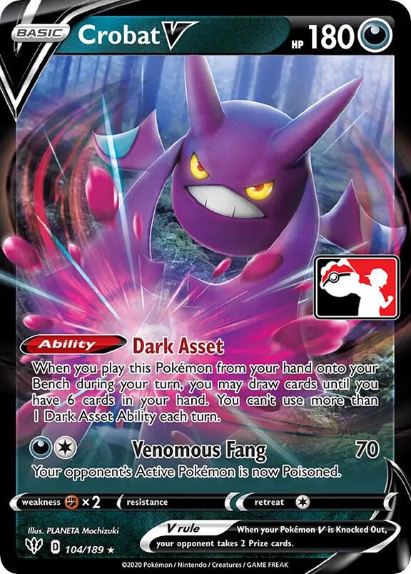 Crobat V - 104/189, Prize Pack Series Cards 104/189