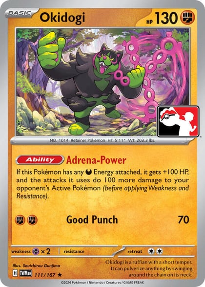 Okidogi - 111/167, Prize Pack Series Cards 111/167