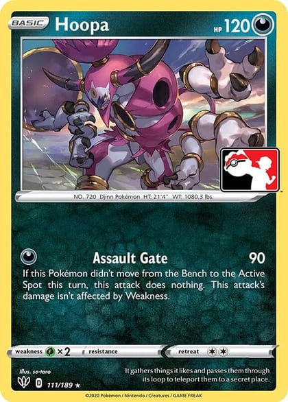 Hoopa - 111/189, Prize Pack Series Cards 111/189