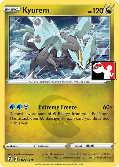 Kyurem - 116/203, Prize Pack Series Cards 116/203