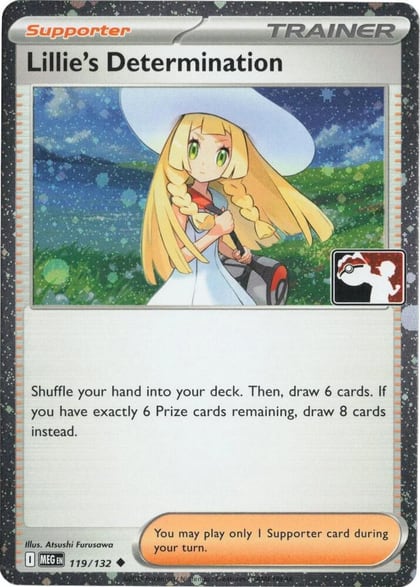 Lillie's Determination - 119/132 (Cosmos Holo), Prize Pack Series Cards 119/132