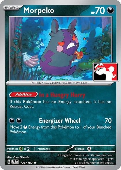 Morpeko - 121/182, Prize Pack Series Cards 121/182