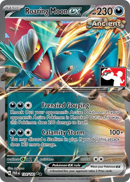 Roaring Moon ex - 124/182, Prize Pack Series Cards 124/182