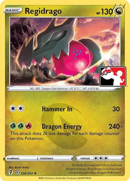 Regidrago - 124/203, Prize Pack Series Cards 124/203