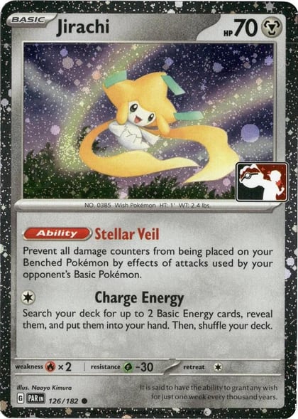 Jirachi - 126/182 (Cosmos Holo), Prize Pack Series Cards 126/182