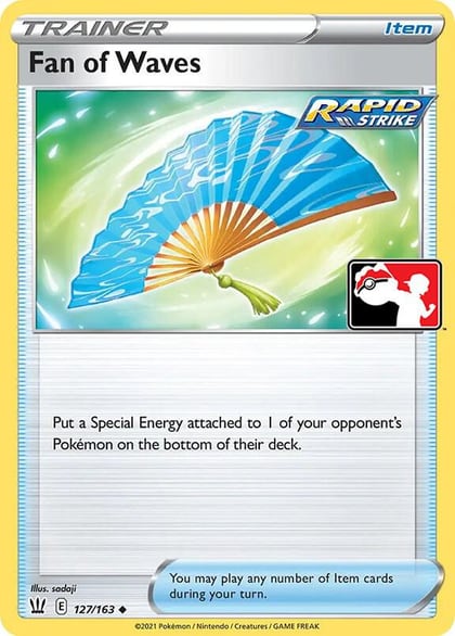 Fan of Waves - 127/163, Prize Pack Series Cards 127/163