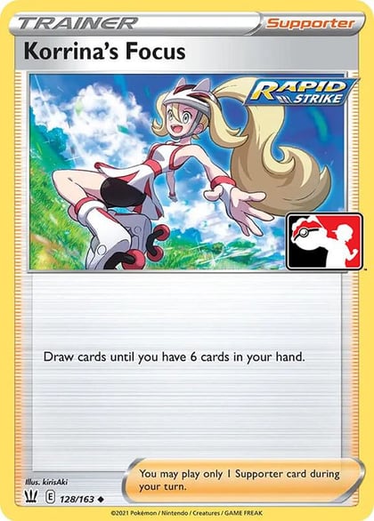 Korrina's Focus - 128/163, Prize Pack Series Cards 128/163