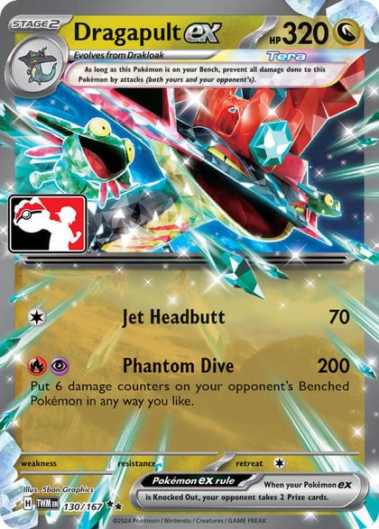Dragapult ex - 130/167, Prize Pack Series Cards 130/167