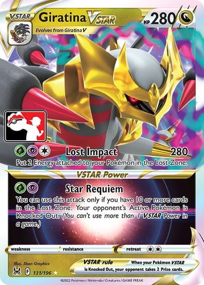 Giratina VSTAR - 131/196, Prize Pack Series Cards 131/196