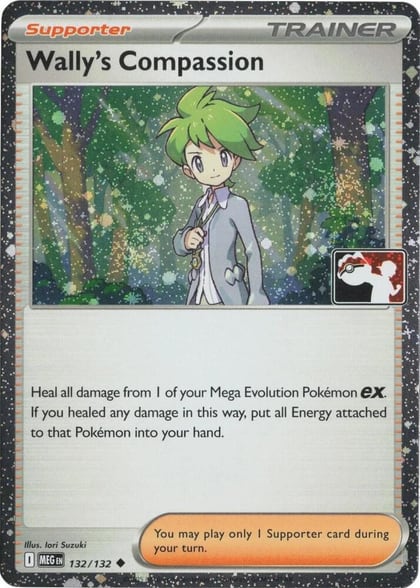 Wally's Compassion - 132/132 (Cosmos Holo), Prize Pack Series Cards 132/132