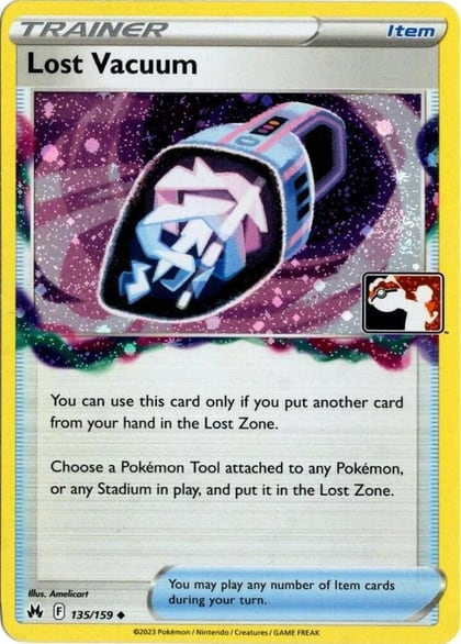 Lost Vacuum - 135/159 (Cosmos Holo), Prize Pack Series Cards 135/159