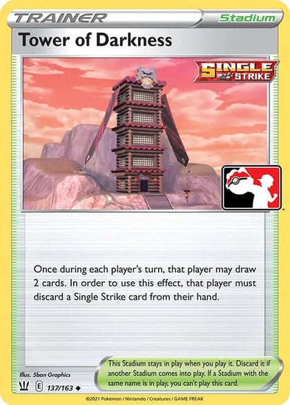 Tower of Darkness - 137/163, Prize Pack Series Cards 137/163