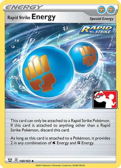Rapid Strike Energy - 140/163, Prize Pack Series Cards 140/163