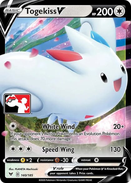Togekiss V - 140/185, Prize Pack Series Cards 140/185