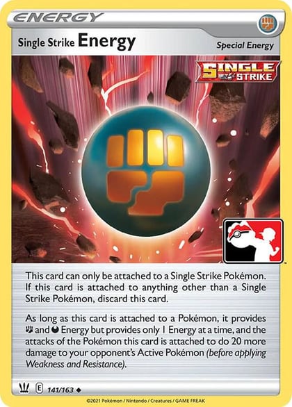 Single Strike Energy - 141/163, Prize Pack Series Cards 141/163