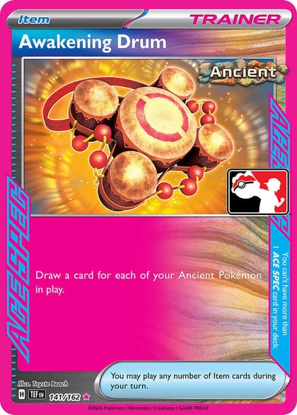 Awakening Drum - 141/162, Prize Pack Series Cards 141/162