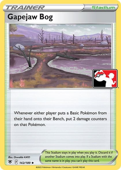 Gapejaw Bog - 142/189, Prize Pack Series Cards 142/189