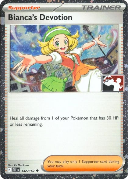 Bianca's Devotion - 142/162 (Cosmos Holo), Prize Pack Series Cards 142/162