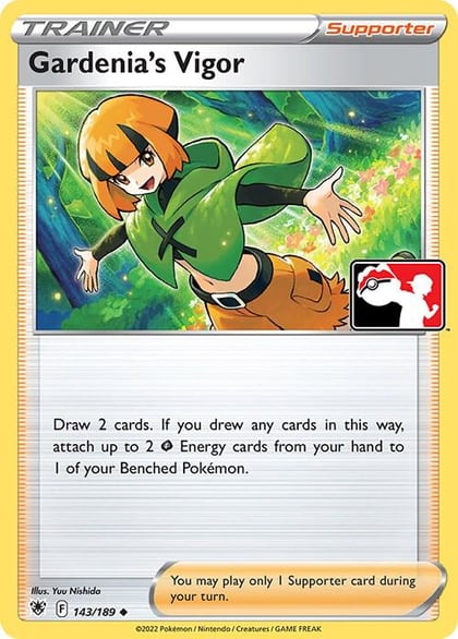 Gardenia's Vigor - 143/189, Prize Pack Series Cards 143/189