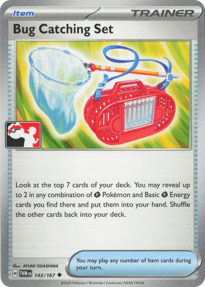 Bug Catching Set - 143/167 (Left Stamp), Prize Pack Series Cards 143/167