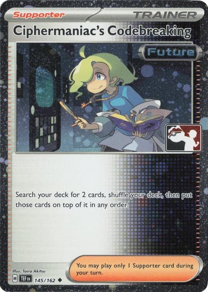Ciphermaniac's Codebreaking - 145/162 (Cosmos Holo), Prize Pack Series Cards 145/162