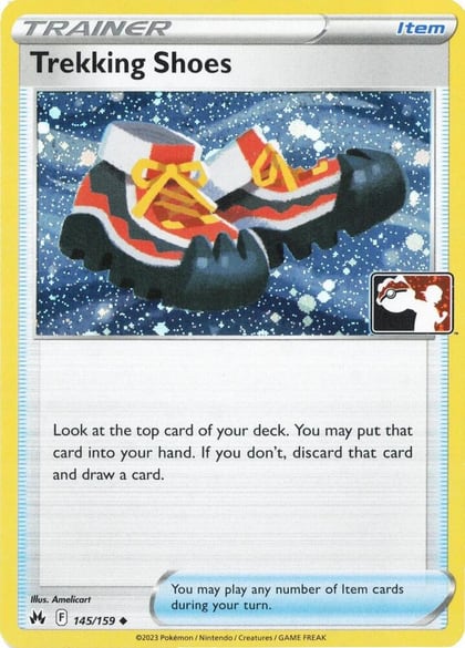 Trekking Shoes - 145/159 (Cosmos Holo), Prize Pack Series Cards 145/159