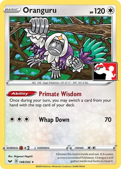 Oranguru - 148/202, Prize Pack Series Cards 148/202