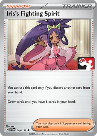 Iris's Fighting Spirit - 149/159, Prize Pack Series Cards 149/159