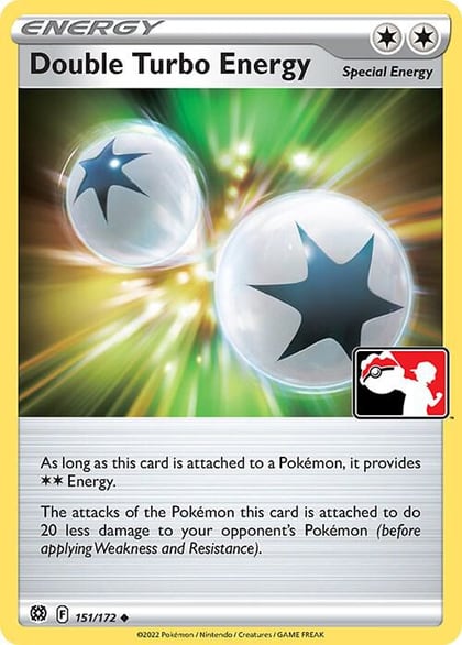 Double Turbo Energy - 151/172, Prize Pack Series Cards 151/172