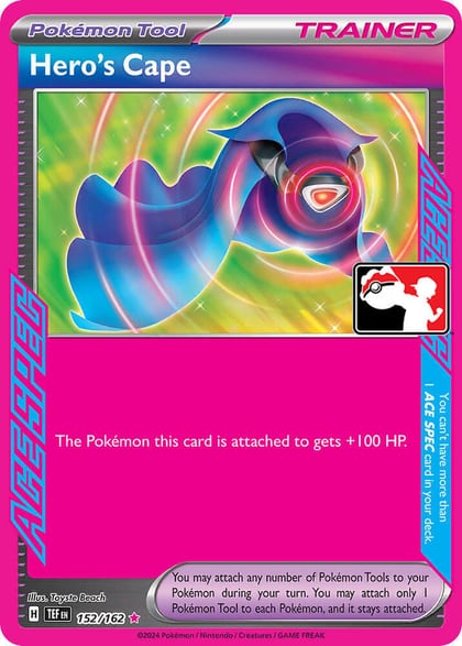 Hero's Cape - 152/162, Prize Pack Series Cards 152/162