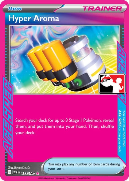 Hyper Aroma - 152/167, Prize Pack Series Cards 152/167