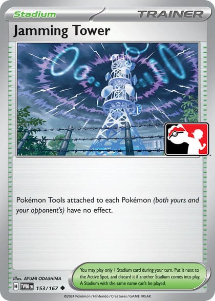 Jamming Tower - 153/167, Prize Pack Series Cards 153/167
