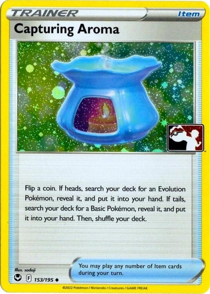 Capturing Aroma - 153/195 (Cosmos Holo), Prize Pack Series Cards 153/195