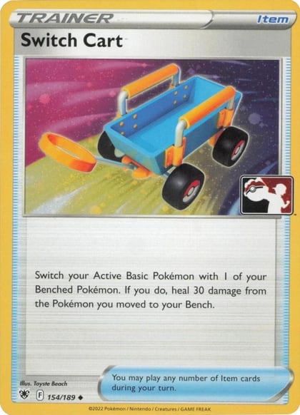 Switch Cart - 154/189 (Cosmos Holo), Prize Pack Series Cards 154/189