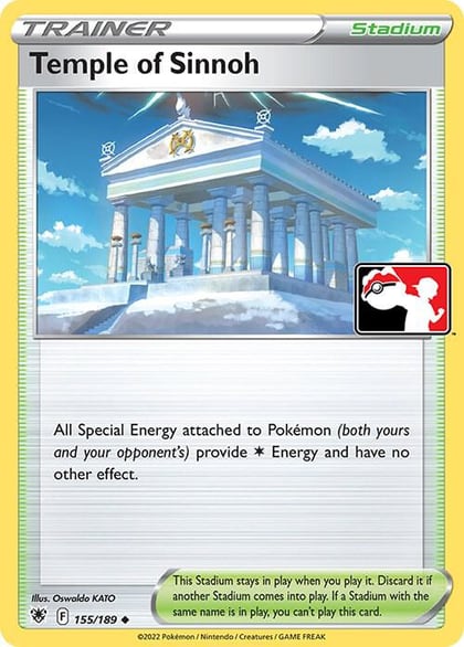 Temple of Sinnoh - 155/189, Prize Pack Series Cards 155/189