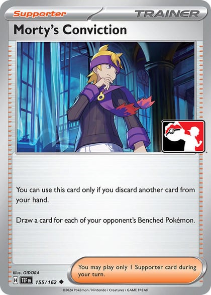 Morty's Conviction - 155/162, Prize Pack Series Cards 155/162