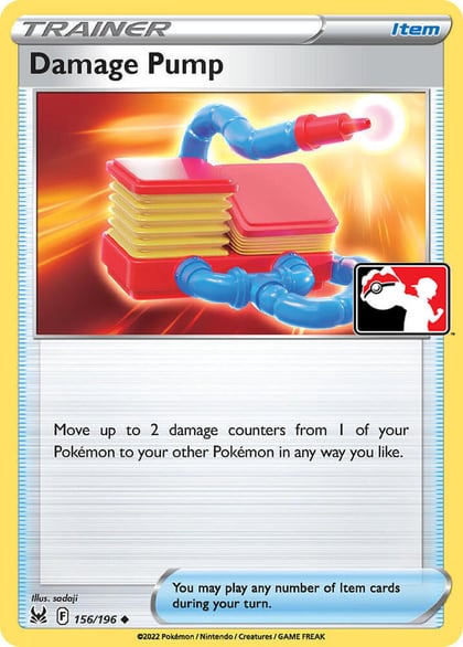 Damage Pump - 156/196, Prize Pack Series Cards 156/196