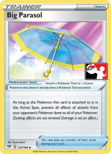 Big Parasol - 157/189, Prize Pack Series Cards 157/189