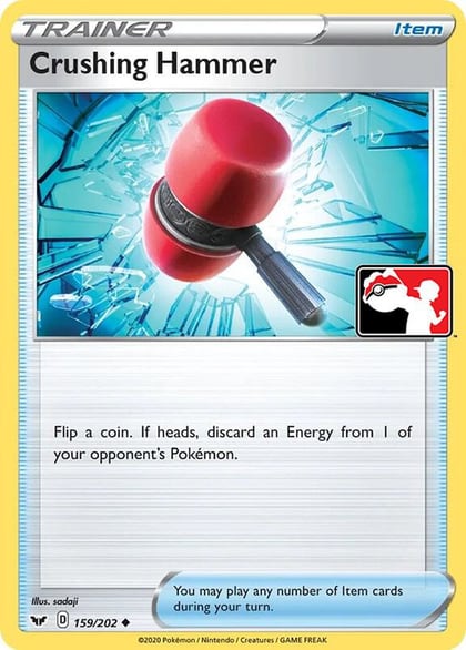 Crushing Hammer - 159/202, Prize Pack Series Cards 159/202