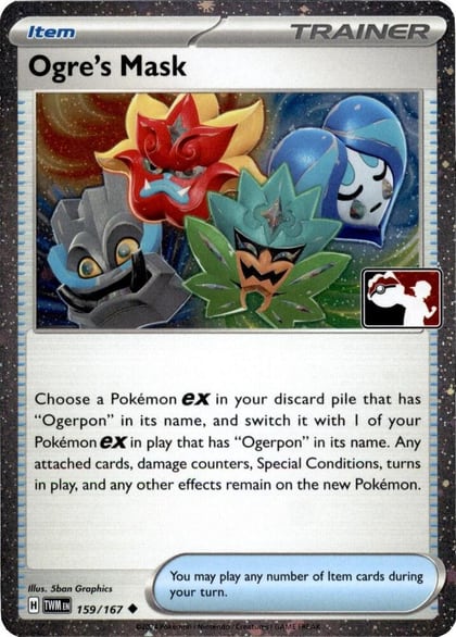 Ogre's Mask - 159/167 (Cosmos Holo), Prize Pack Series Cards 159/167